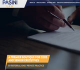 Website design for law firm Pasini Law